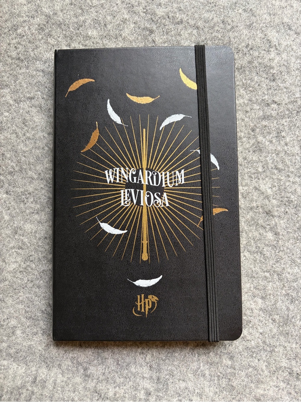 Moleskine Harry Potter Wingardium Leviosa Black Hardcover Notebook